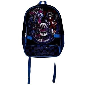 Bioworld Five Nights at Freddy's Backpack with Lunch Box Set Boys School